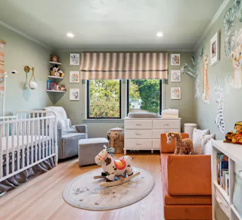 Discover family-friendly home swaps with Kindred, where nurseries are equipped with a cozy crib, rocking chair, and a variety of toys to keep little ones entertained. Kindred home swapping ensures trusted exchanges with thoughtful amenities that make traveling with kids comfortable and stress-free.