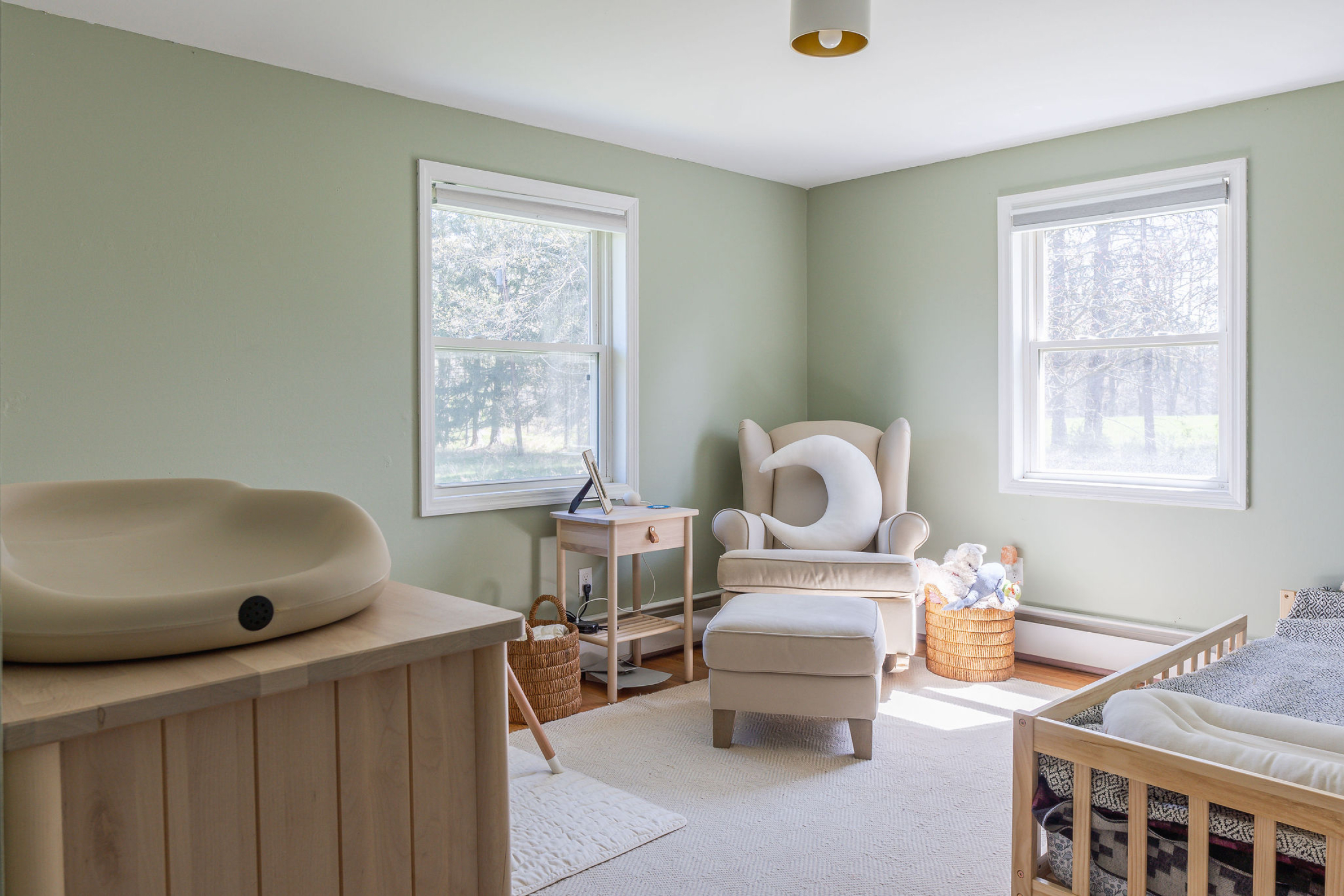 Bright, Scandinavian home with lots of open space