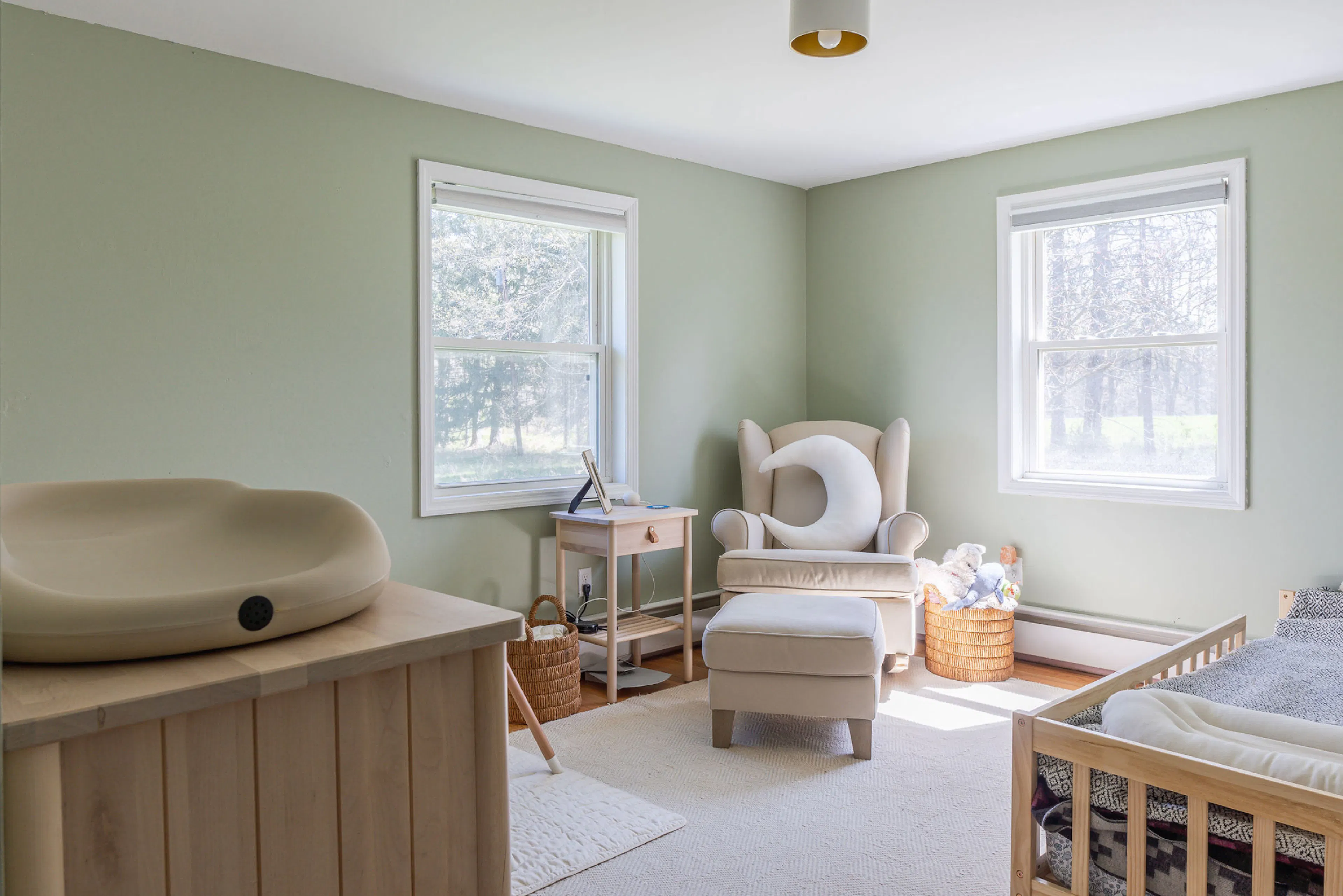 Bright, Scandinavian home with lots of open space