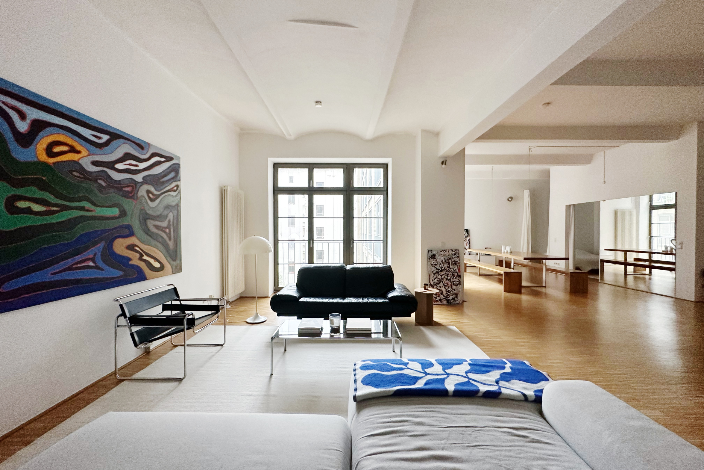 Mid century modern living space in south east Berlin