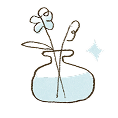 Flower vase illustration