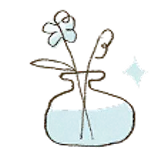 Flower vase illustration